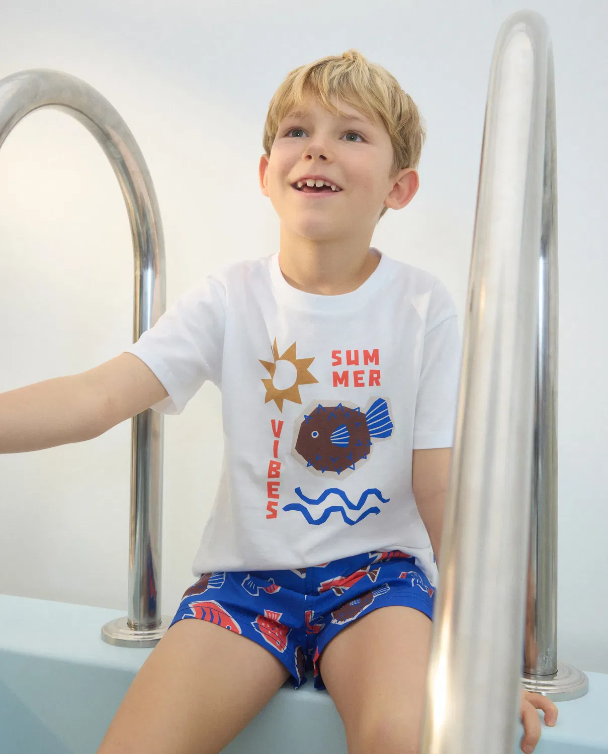 Детские плавки для мальчиков с принтом Kids El Corte Inglés, Azul — фото 2