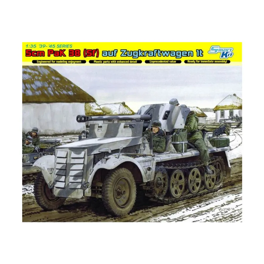 

5cm PaK 38 (Sf) Auf Zugkraftwagen 1т, Dragon Models - '39 to '45 Series - Germany (1:35)
