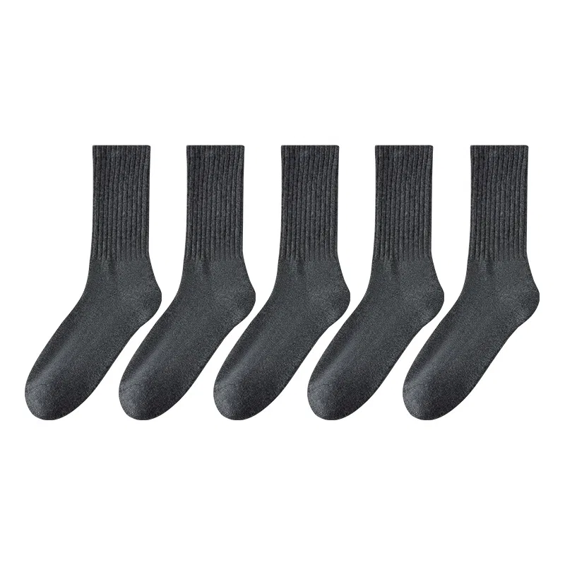 Детские носки до колена, комплект из 5 пар, Dark Gray 5, MIIOW