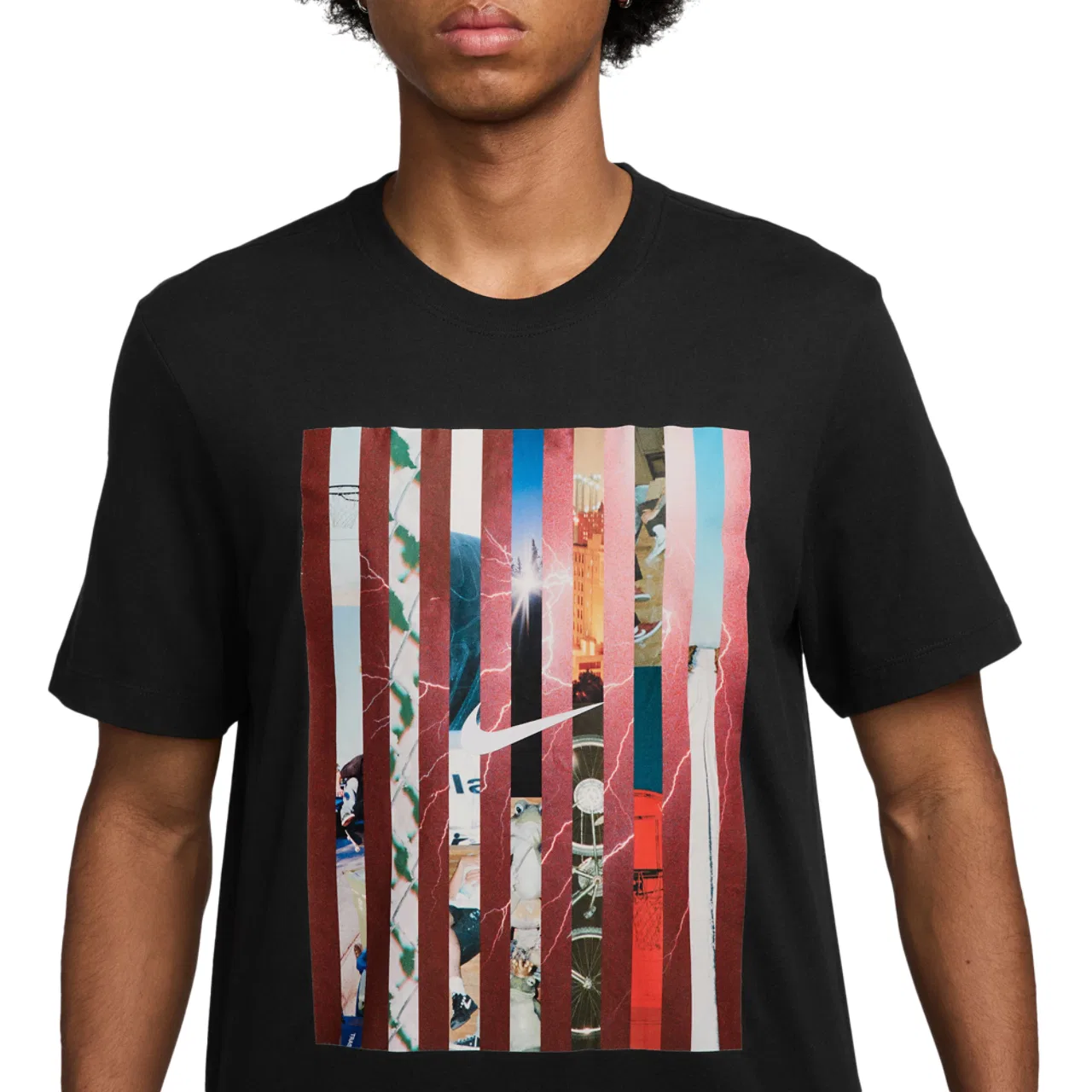 Футболка мужская Open OC Nike, цвет Black/Multi — фото 3
