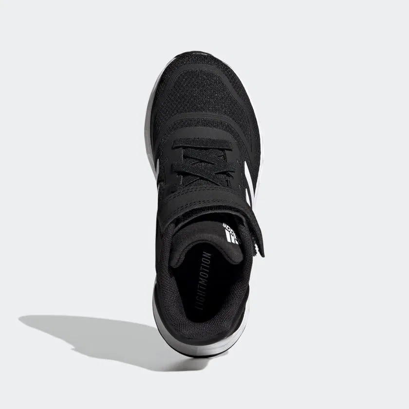Детские кроссовки для бега Duramo 10 Adidas, Black/White/Black — фото 3