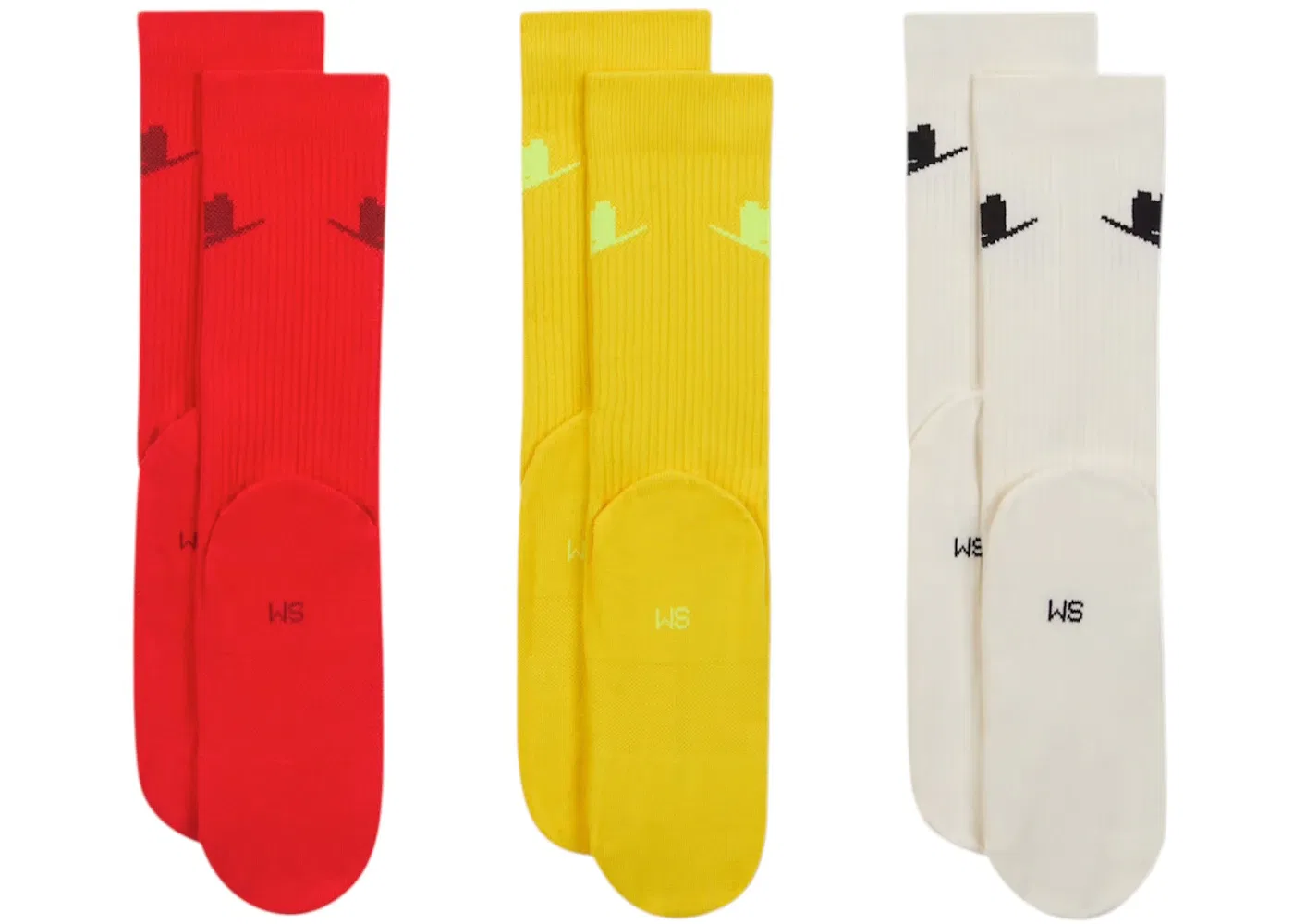 Детские носки из коллекции Nike x LEGO Everyday Essentials Crew Socks Nike, Multicolor — фото 2