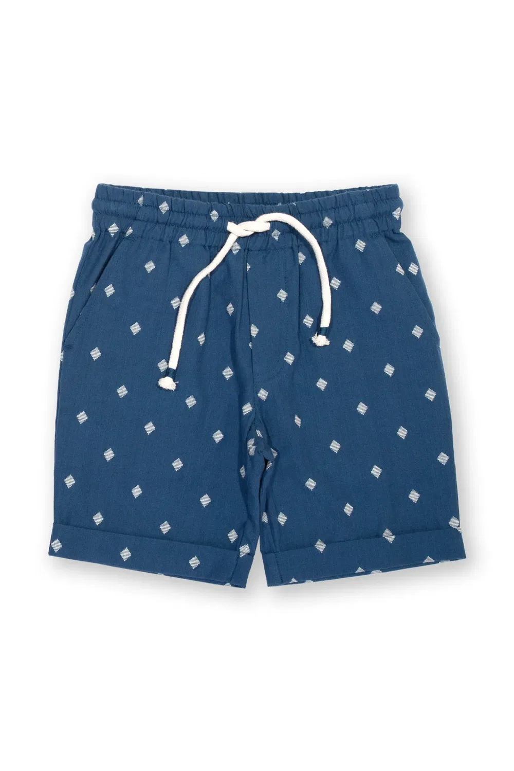 Детские шорты с принтом Dobby Diamond Kite, Navy