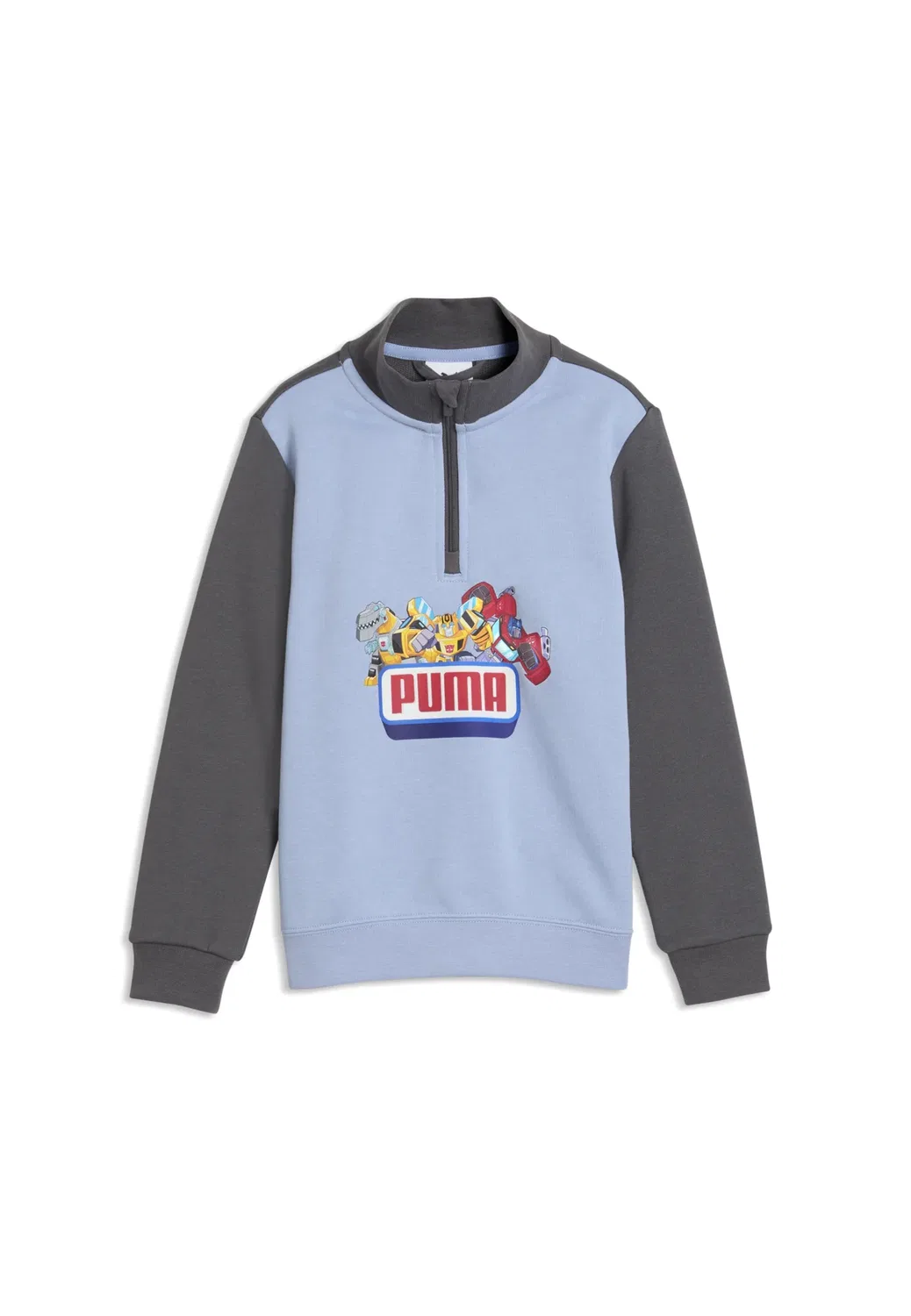 Толстовка с рисунком X Transformers mit reissverschluss bis zum hals - толстовка Puma, Light Gray Heather — фото 4