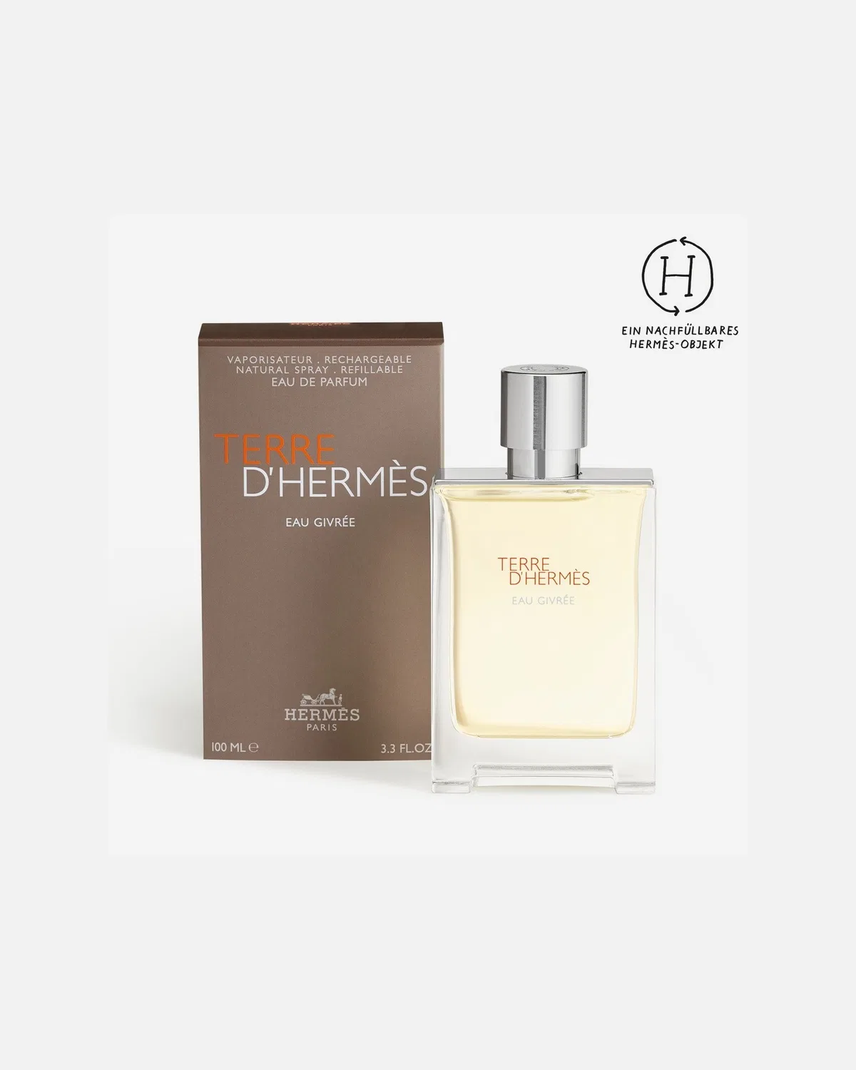 Парфюмированная вода terre d'hermès eau givrée, 100 Ml — фото 2