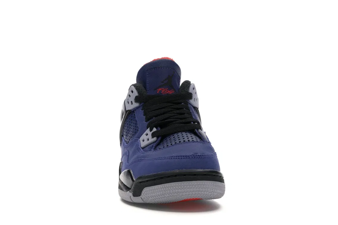Детские кроссовки Lifestyle с длинным рукавом Jordan 4 Retro Jordan, Loyal Blue/White-Habanero Red-Black — фото 2