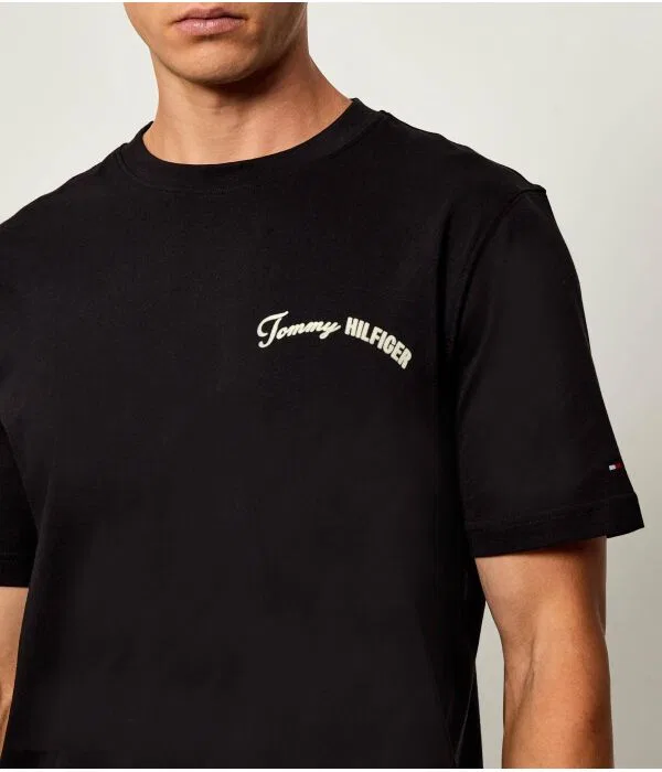 Мужская футболка с круглым вырезом American Classics Tommy Hilfiger, черный — фото 4