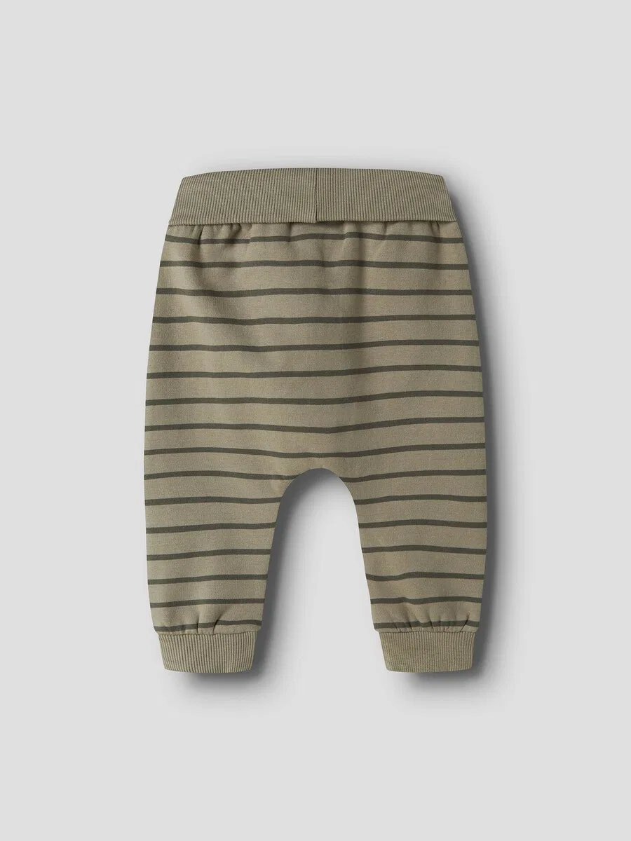 Брюки NAME IT Regular Pants 'NBMNaddel' оливкового и темно-зеленого цвета — фото 2