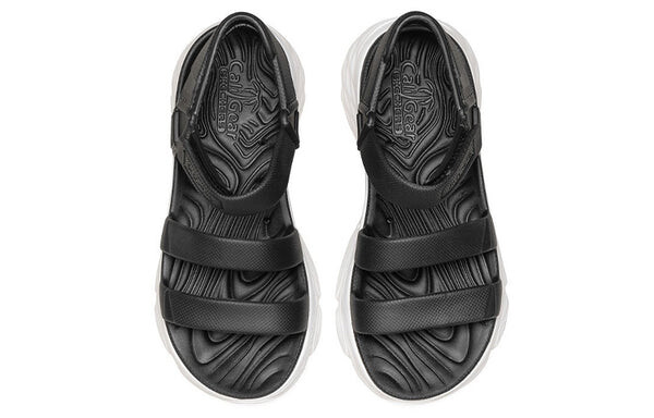 Сандалии ultra flex casual sandal black Skechers, черный — фото 4