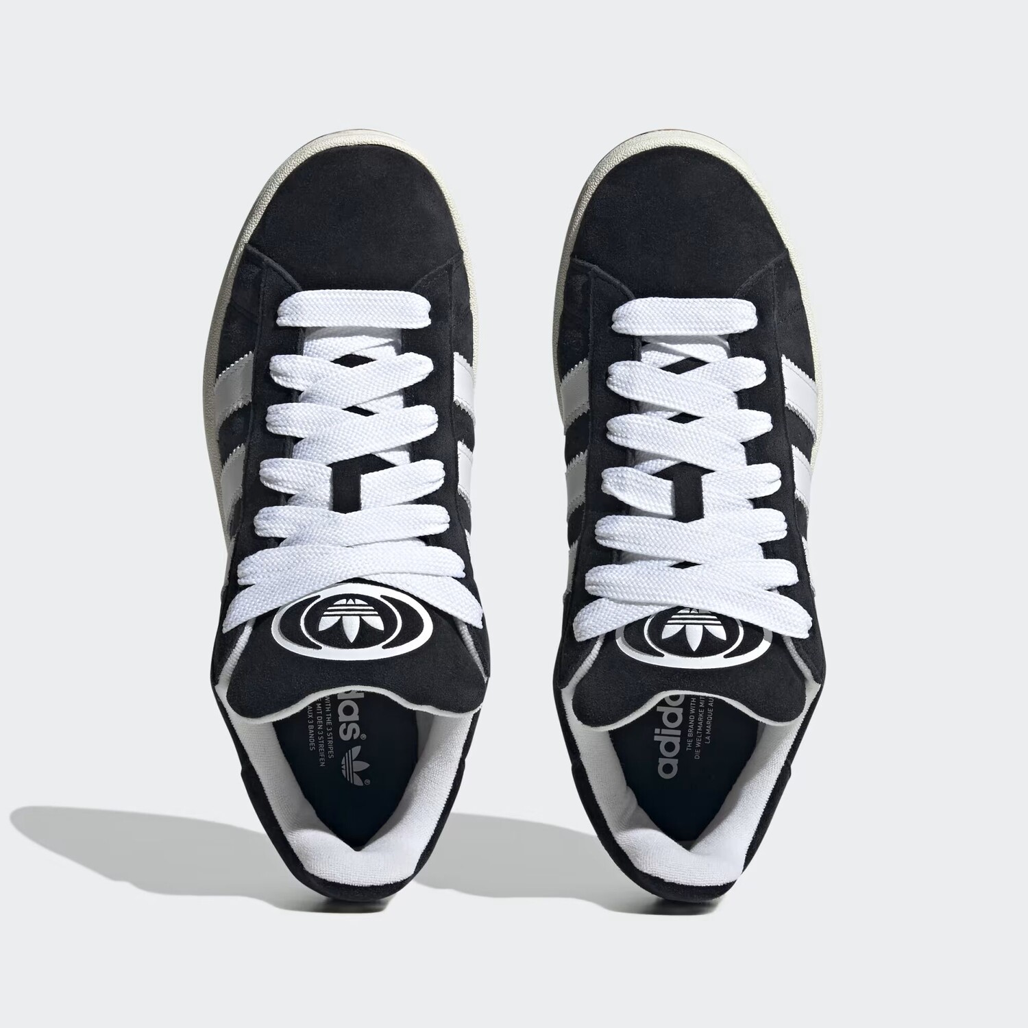 Кроссовки кампуса 00-х годов Adidas, цвет Core Black/Cloud White/Off White — фото 4
