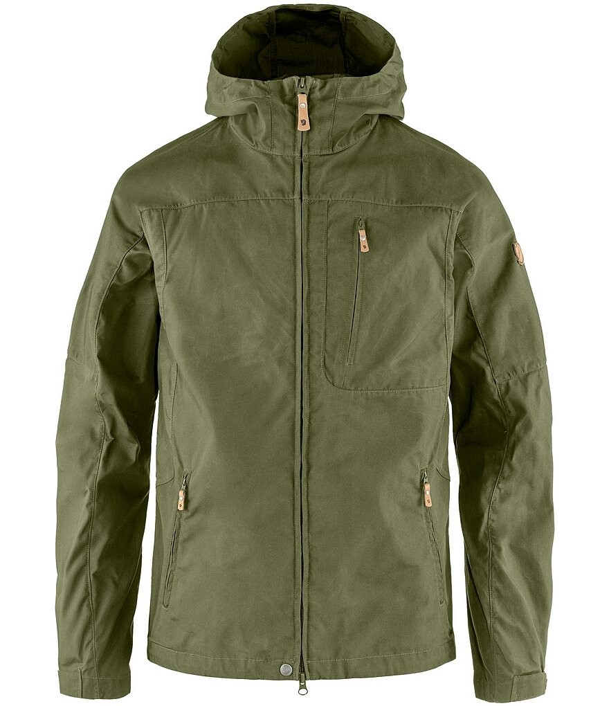 

Лыжная куртка Fjallraven Sten с молнией во всю длину, зеленый