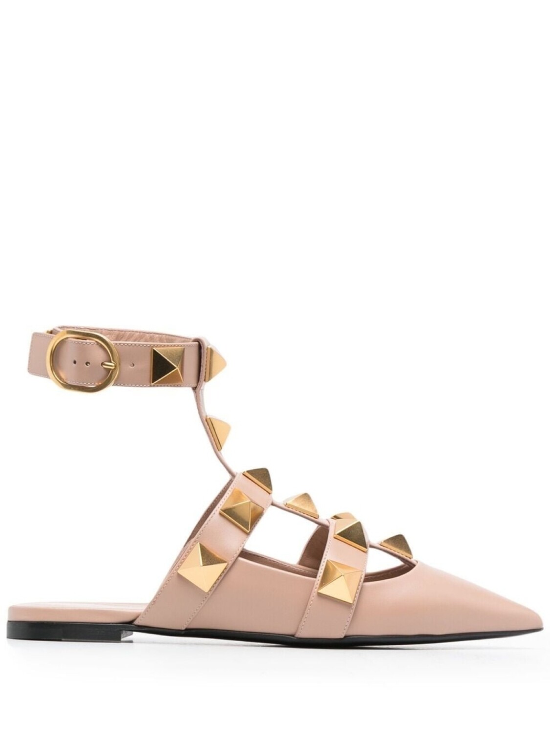 

Valentino Garavani балетки Roman Stud, нейтральный цвет