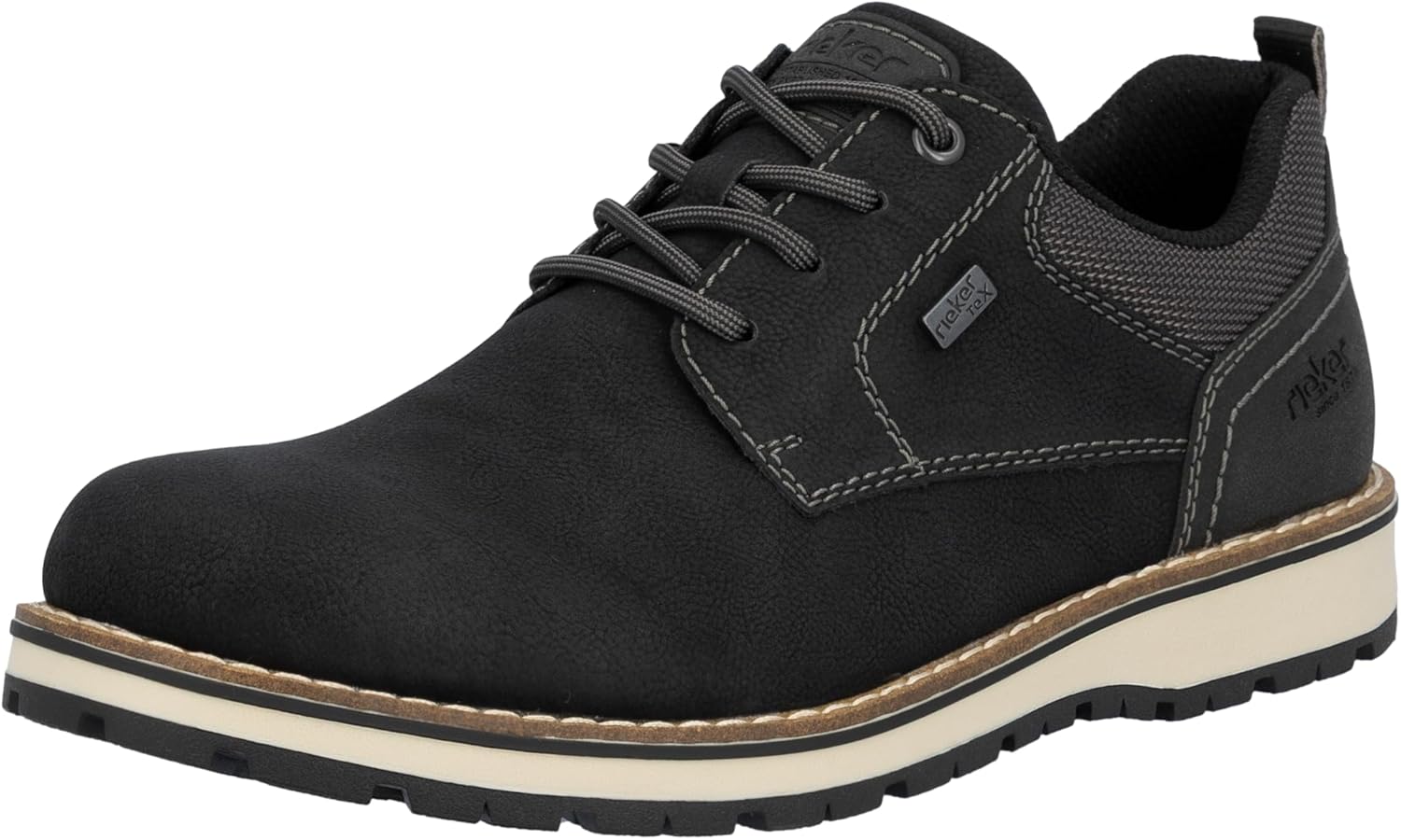 

Мужские кроссовки Rieker на шнуровке, черный