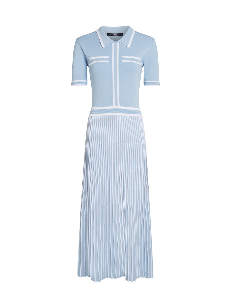 

Вязаное платье Karl Lagerfeld Knitted dress, светло-синий