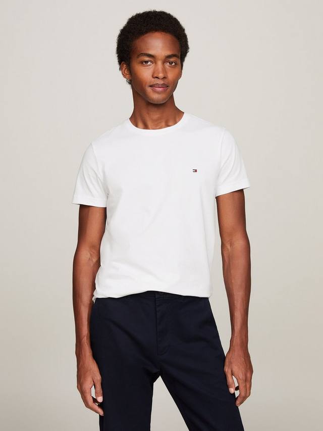 

Футболка с круглым вырезом core stretch extra slim fit Tommy Hilfiger, белый