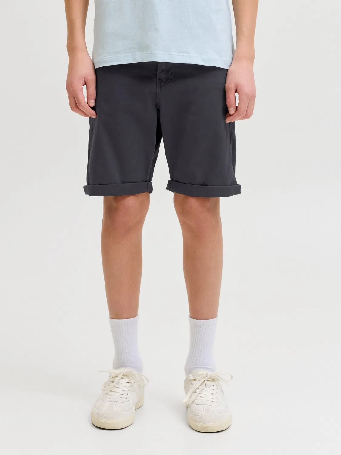 Прямые брюки Jack Jones Junior, темный синий — фото 3