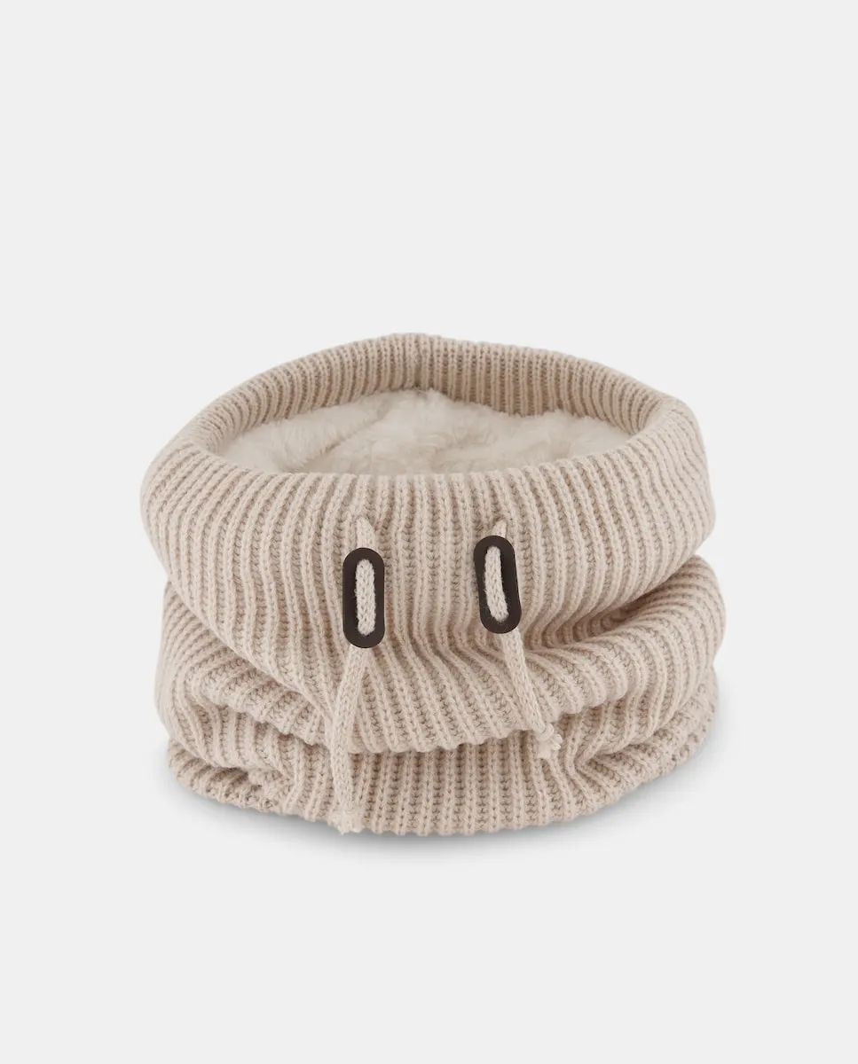 

Мужской воротник из акрила, с подкладкой из искусственного овечьего меха Easy Wear, экрю