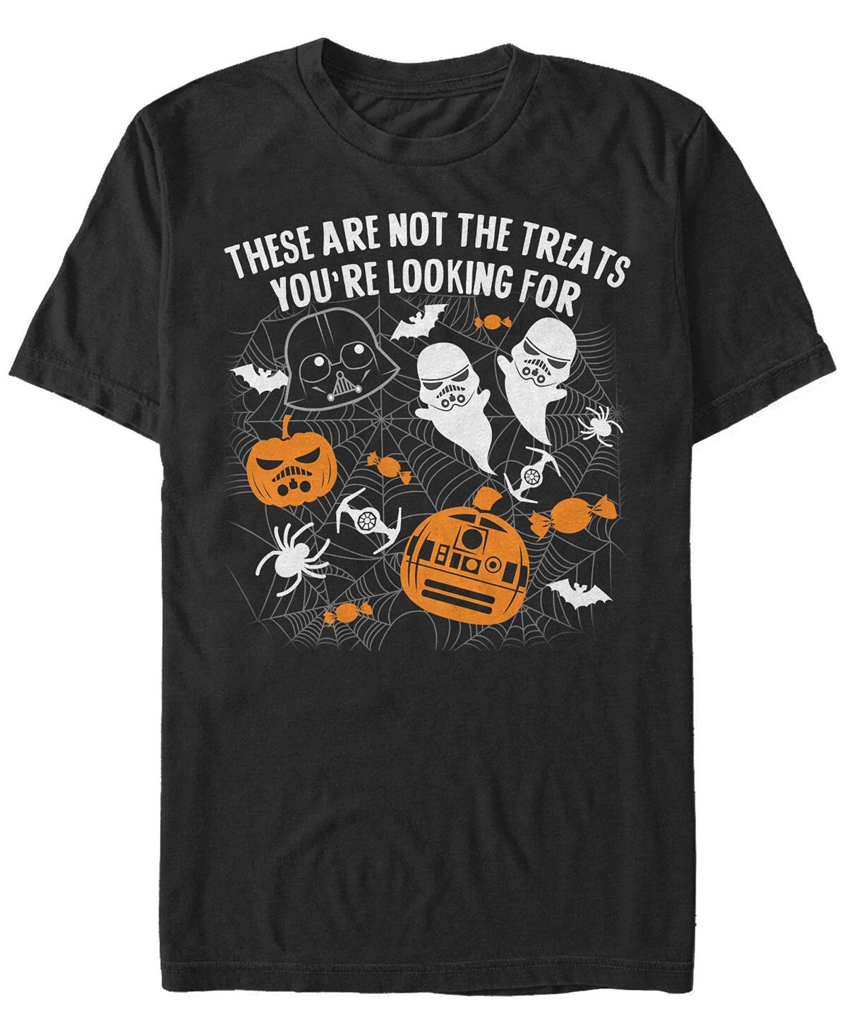 

Мужская футболка с короткими рукавами «Звездные войны» Happy Halloween Treats Fifth Sun
