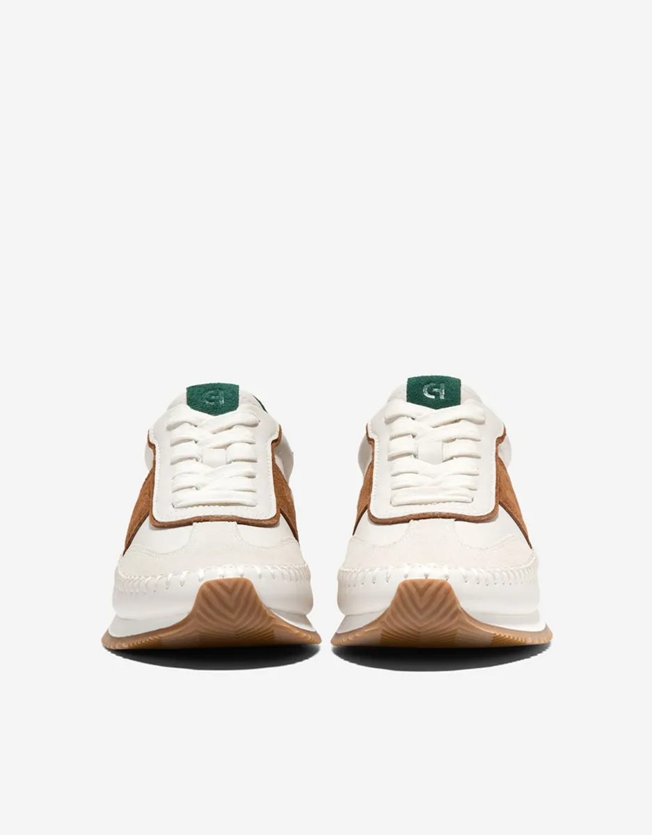 Ультралегкие женские кожаные кроссовки из кожи Cole Haan, бежевый — фото 3