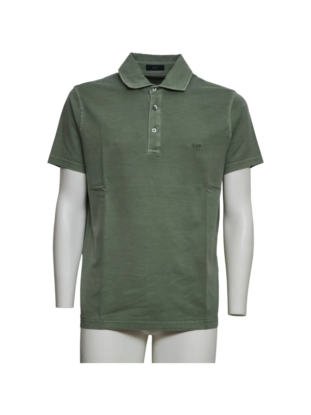 

Поло с вышивкой Fay, зеленый