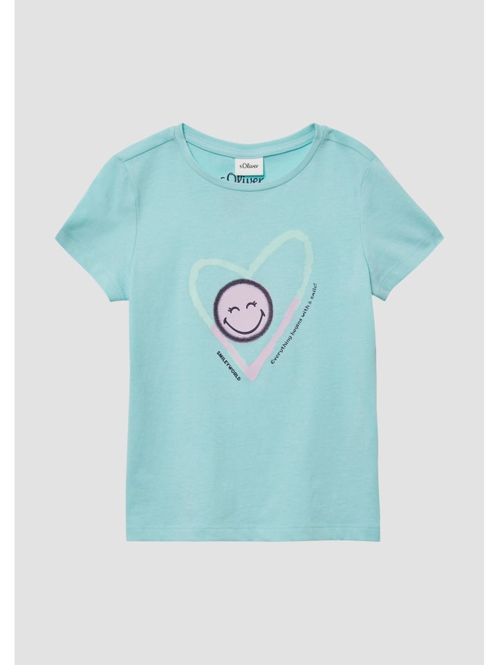 

Футболка цвета 6115_светло-бирюзовый s.Oliver, Зеленый, Футболка цвета 6115_светло-бирюзовый s.Oliver