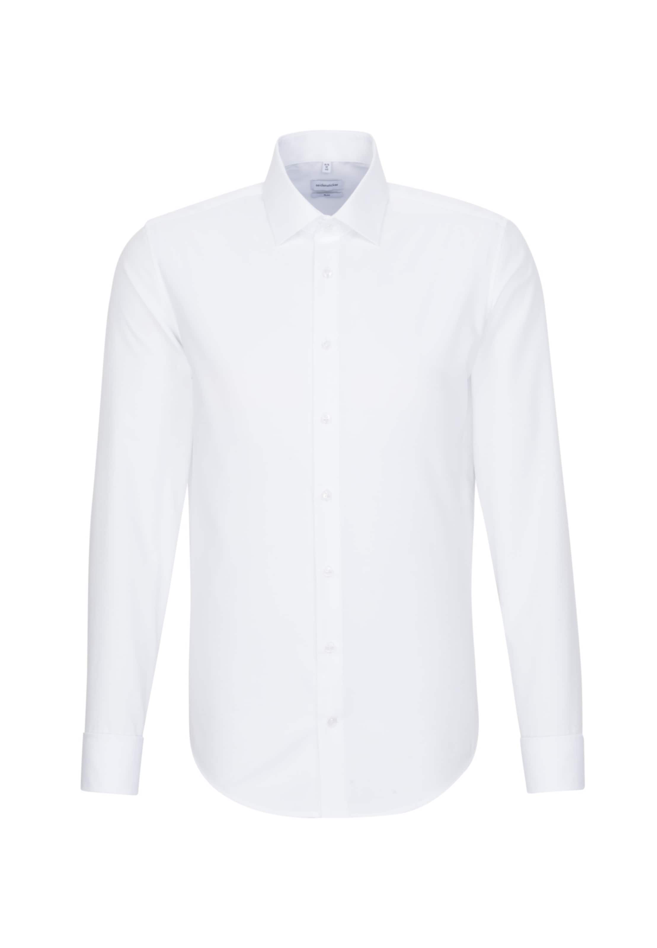 

SEIDENSTICKER Белая рубашка Slim fit Business Shirt 'Slim'