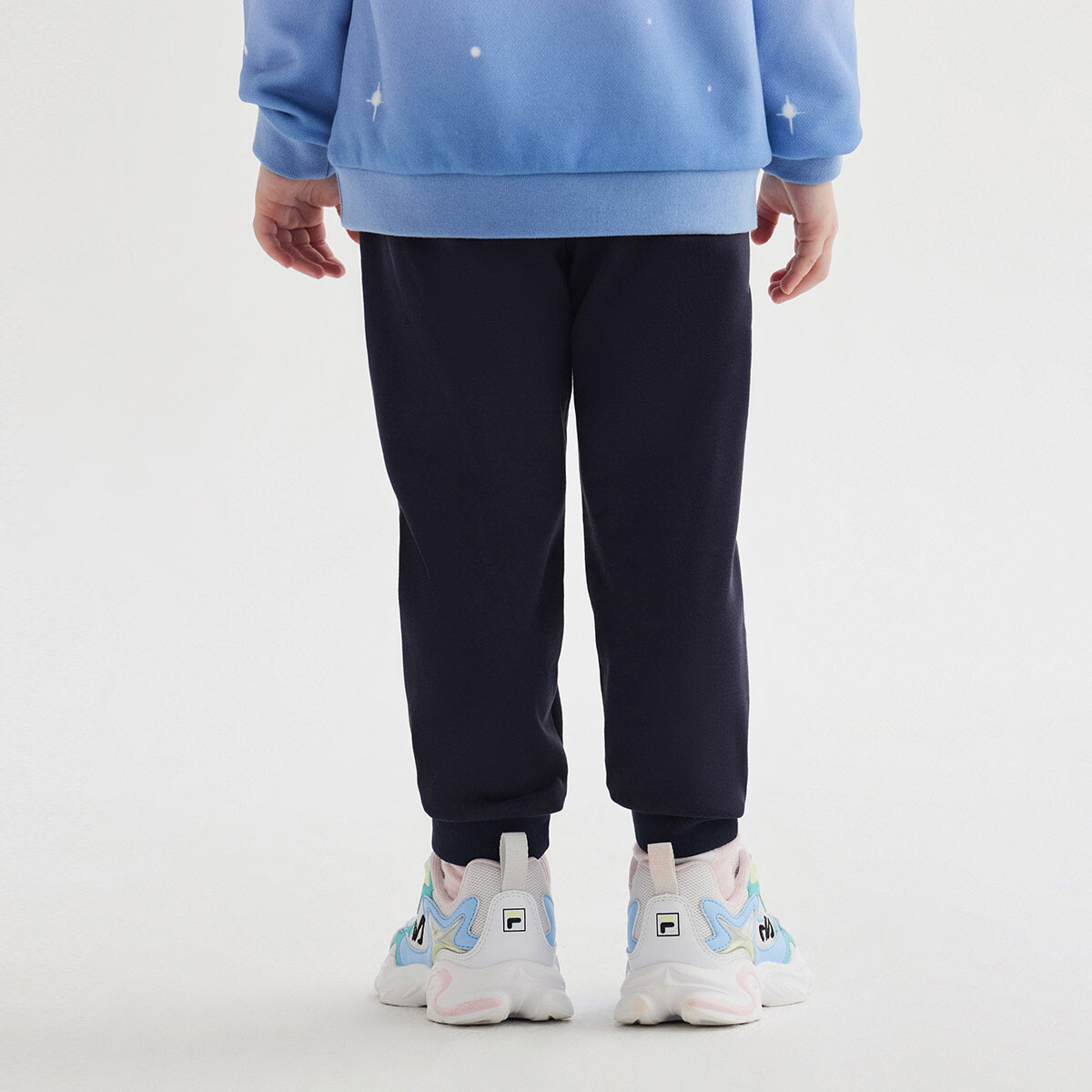 Детские трикотажные спортивные штаны FILA, цвет Blue — фото 3
