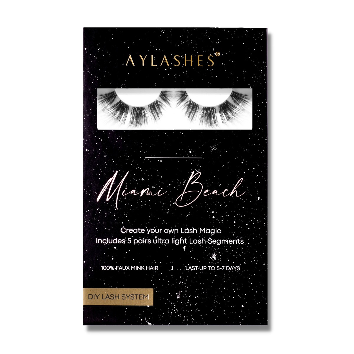 

Искусственные ресницы maxi box - 5 paar - schwarz. Aylashes, miami beach maxi (15mm-16mm), количество 1 шт.