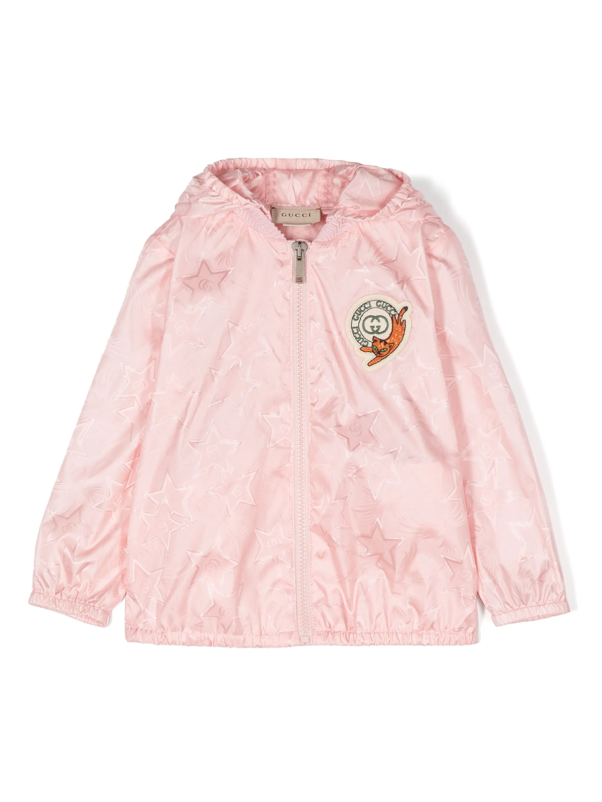 

Бомбер с жаккардовым узором Gucci Kids, розовый