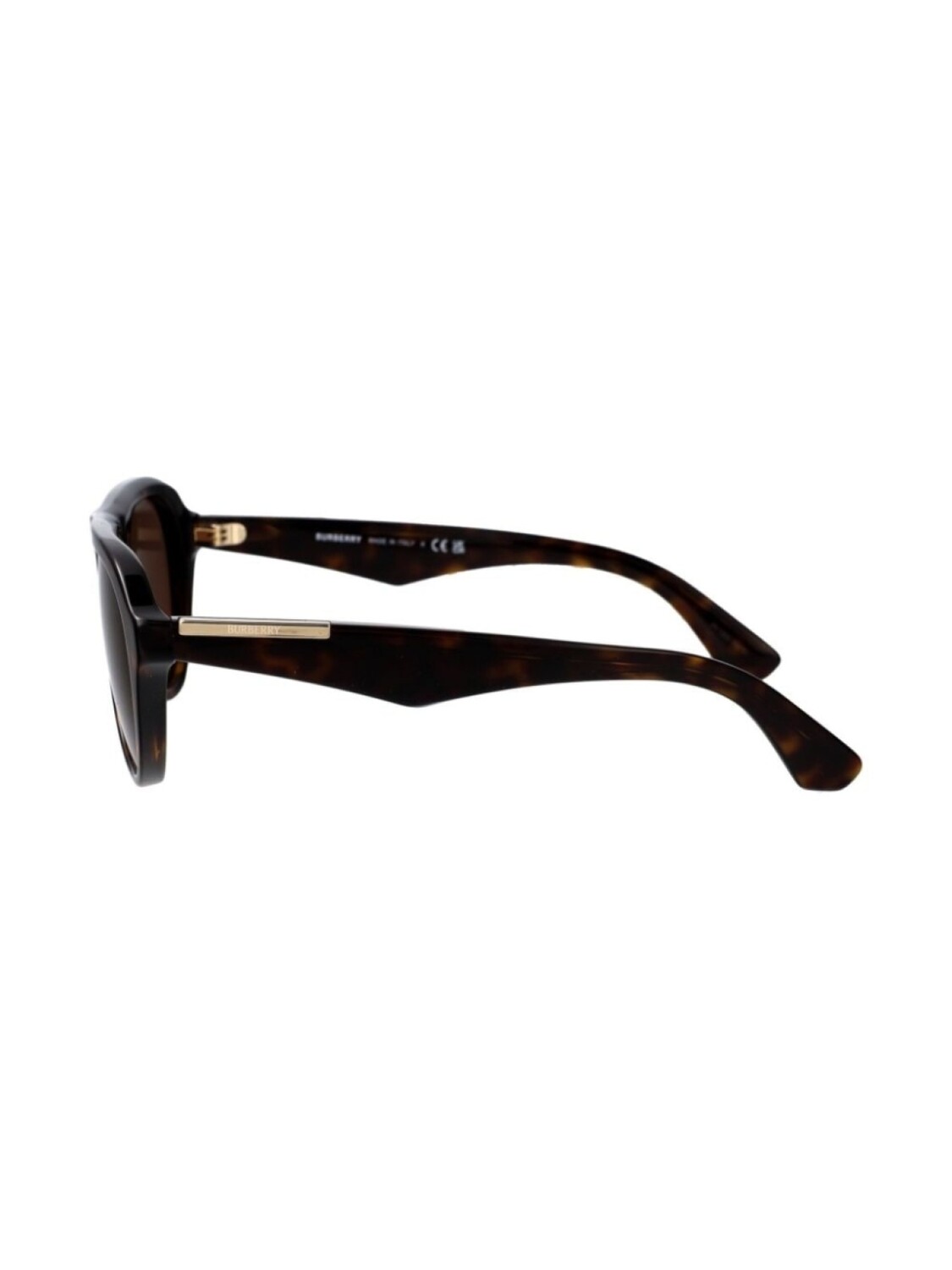 Солнцезащитные очки в круглой оправе 0BE4437U Burberry Eyewear, коричневый — фото 3
