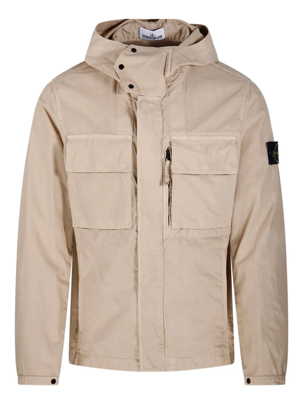 

Куртка с капюшоном и карманом Stone Island, нейтральный
