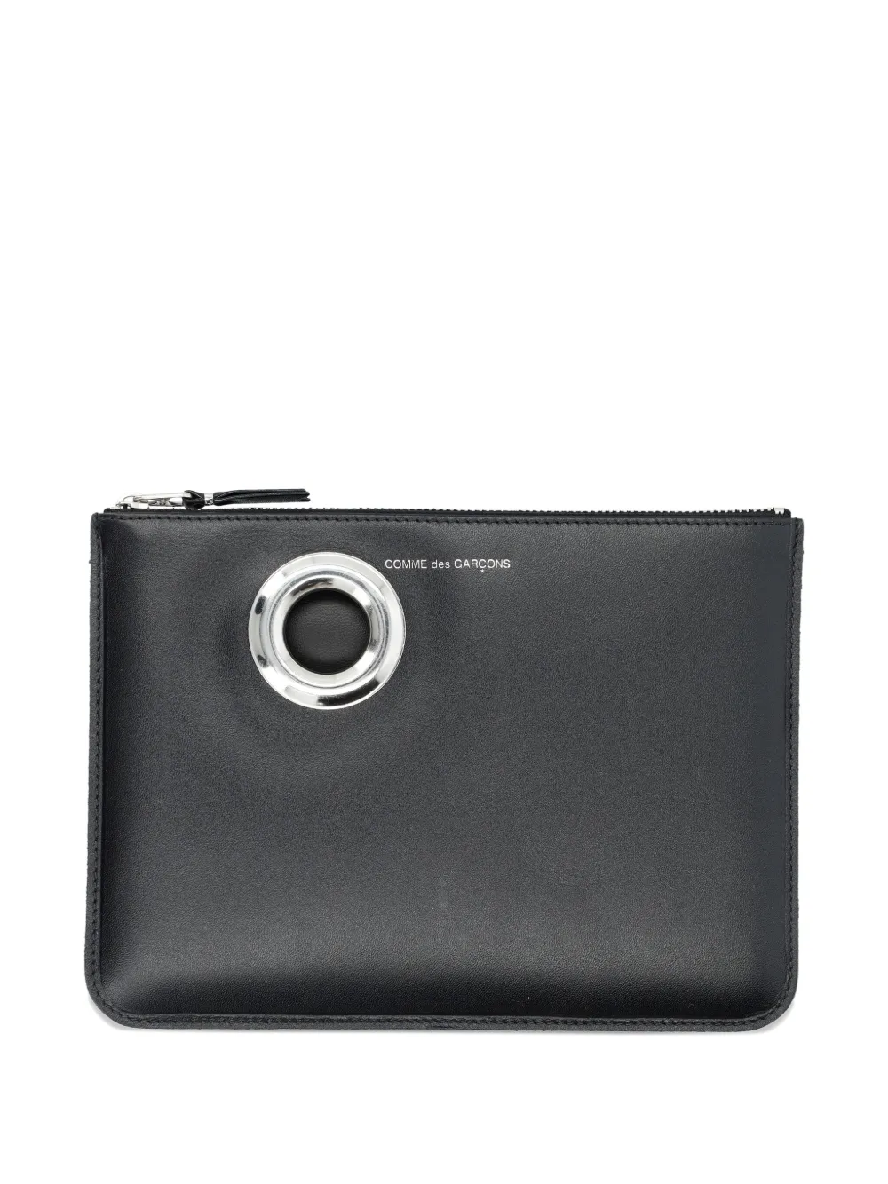 

Кошелек с люверсом и застежкой-молнией Comme Des Garçons Wallet, черный