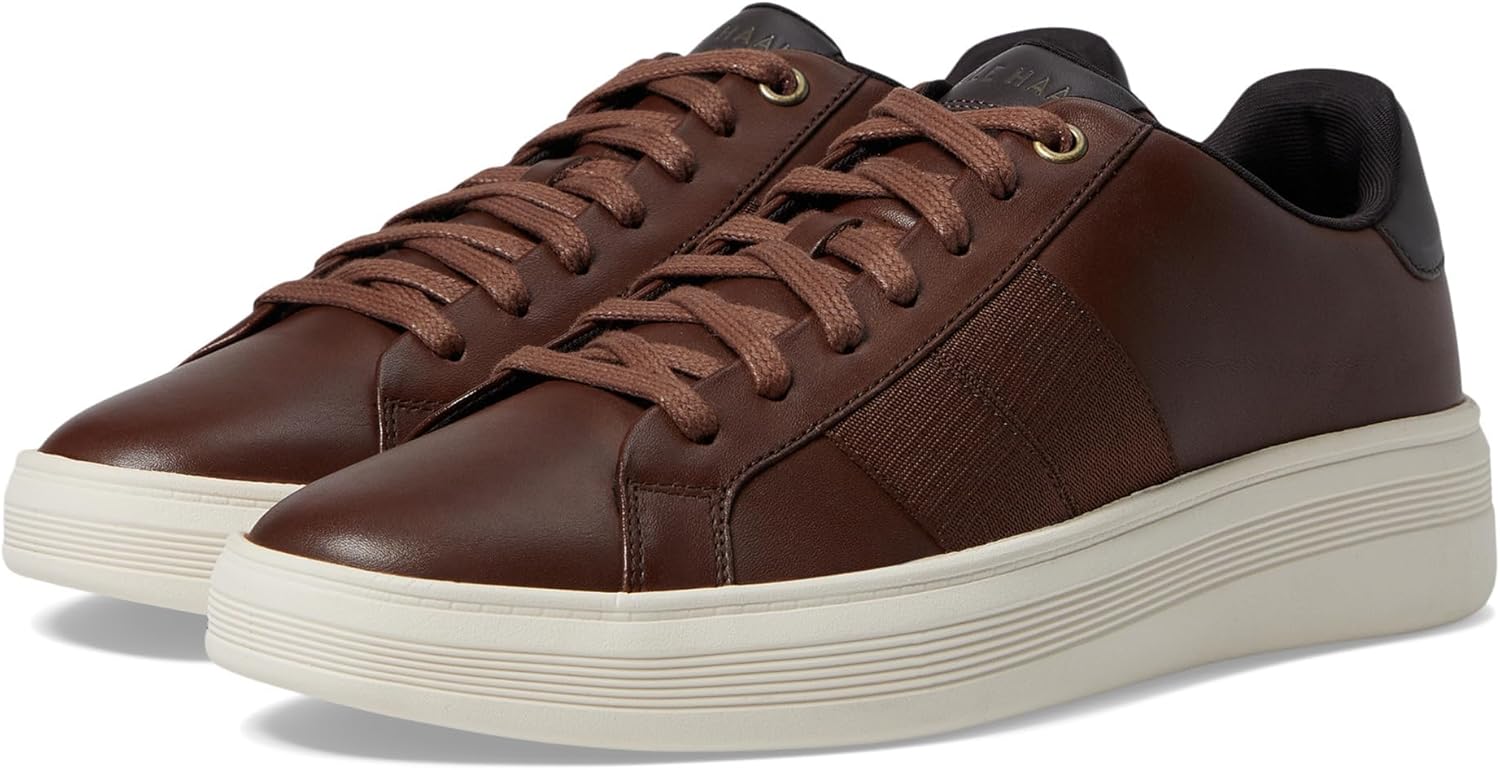 Мужские кроссовки Cole Haan Grand Crosscourt Premier, Dark Coffee/Dark Roast/Birch — фото 2