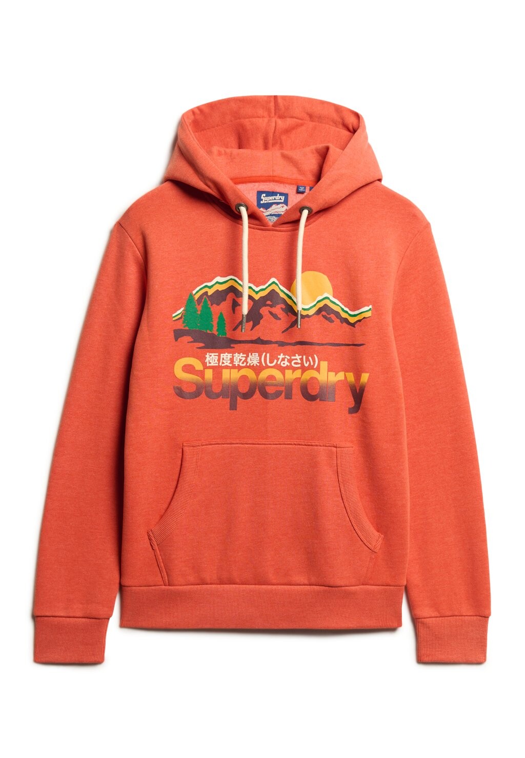 

Толстовка с капюшоном GREAT OUTDOORS GRAPHIC Superdry, оранжевый