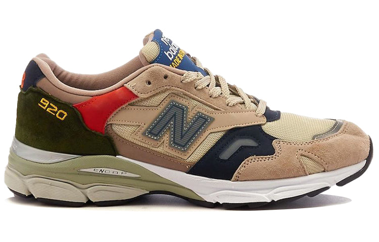 Беговые кроссовки New Balance 920 Made in England 'Sand Dark Green', желто-коричневый — фото 2