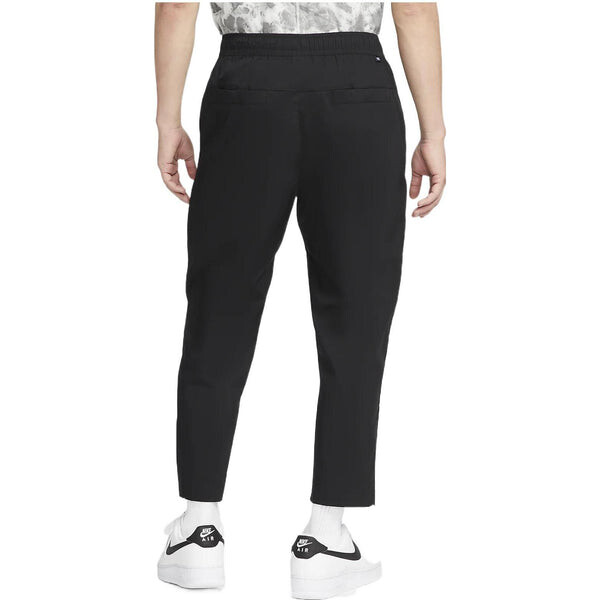 Спортивные штаны Men's Nike Solid Color Casual Straight-Leg Cropped Sweatpants Autumn Black, мультиколор — фото 3