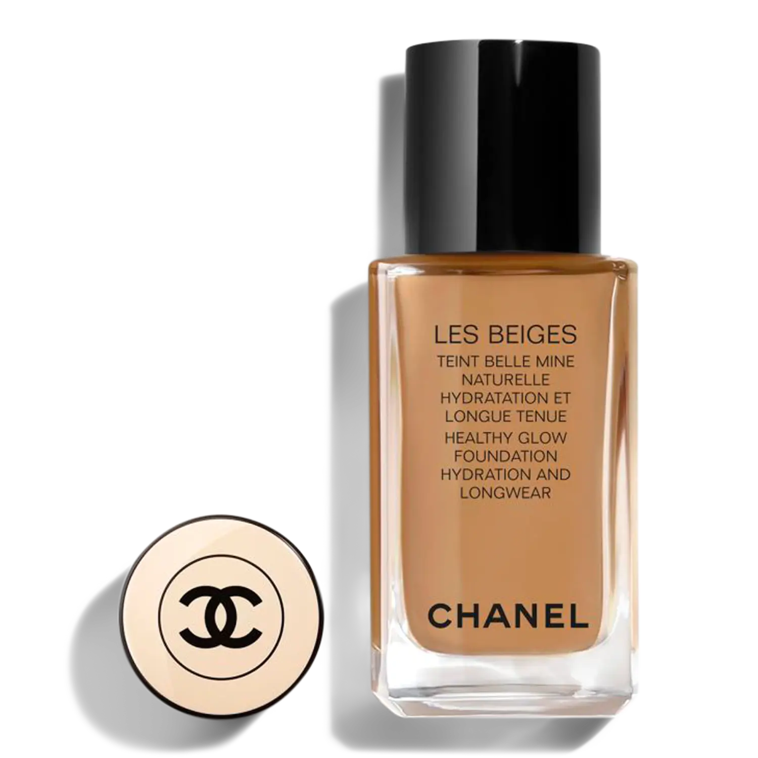 

Увлажняющая и стойкая тональная основа LES BEIGES Healthy Glow Foundation CHANEL, BD121 (medium-deep shade, golden undertone)