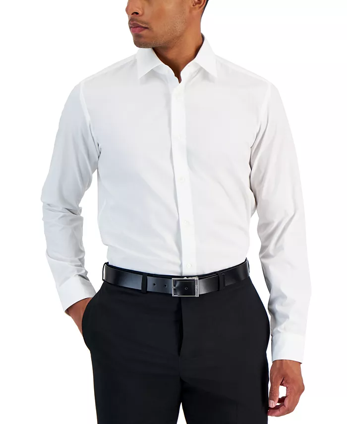 

Мужская классическая рубашка Modern-Fit Hugo Boss, белый