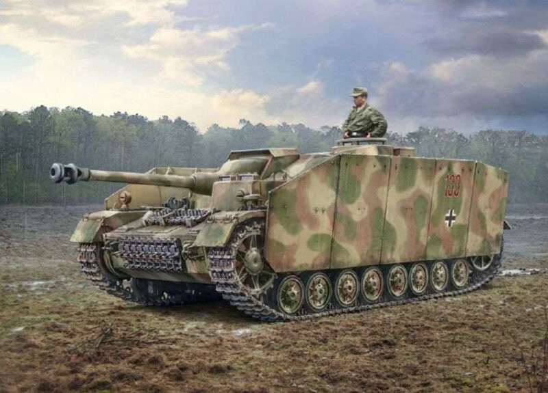 

Italeri, Модельный комплект, sd.kfz.167 Sturm Geschutz IV 1/35