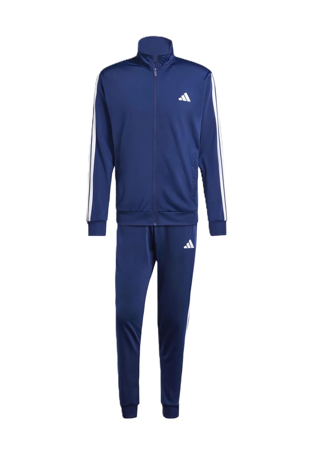 

Спортивный костюм Essentials с воротником-стойкой Adidas, цвет dkblue