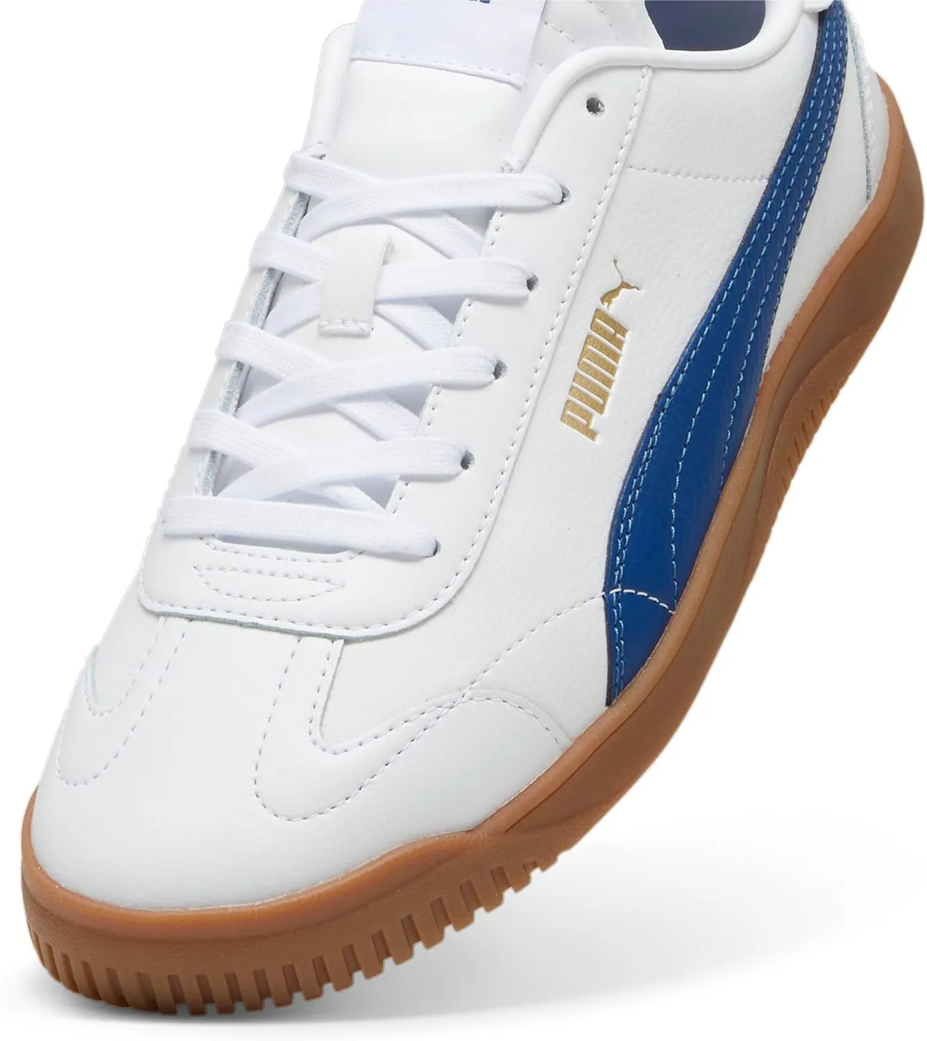 Кроссовки Puma Mens Club 5v5, белый/золотой — фото 2