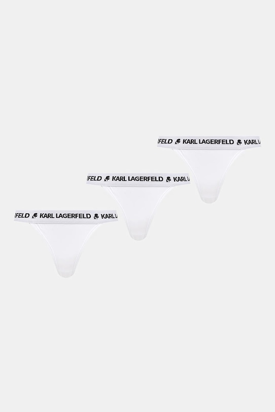 

Бразильяны 3 шт Karl Lagerfeld, белый