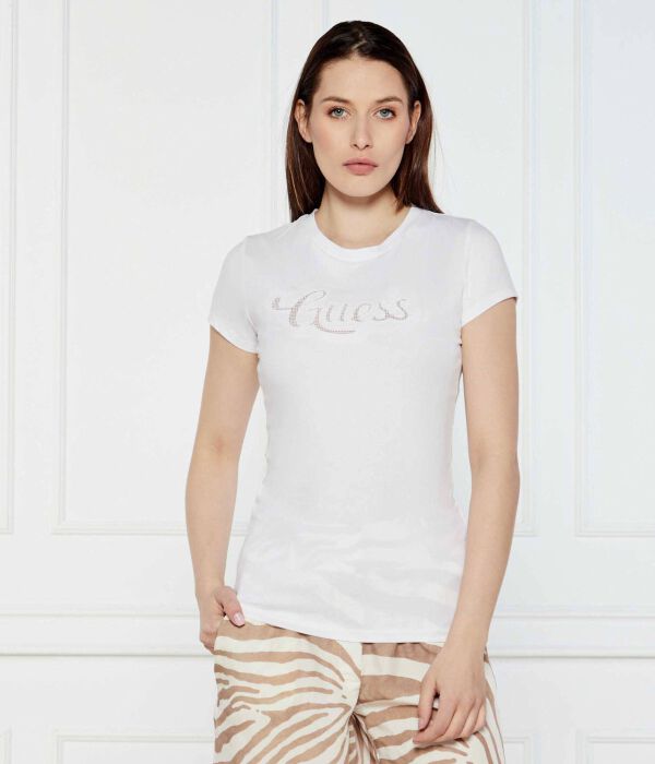 

Футболки Slim fit Guess Jeans, белый