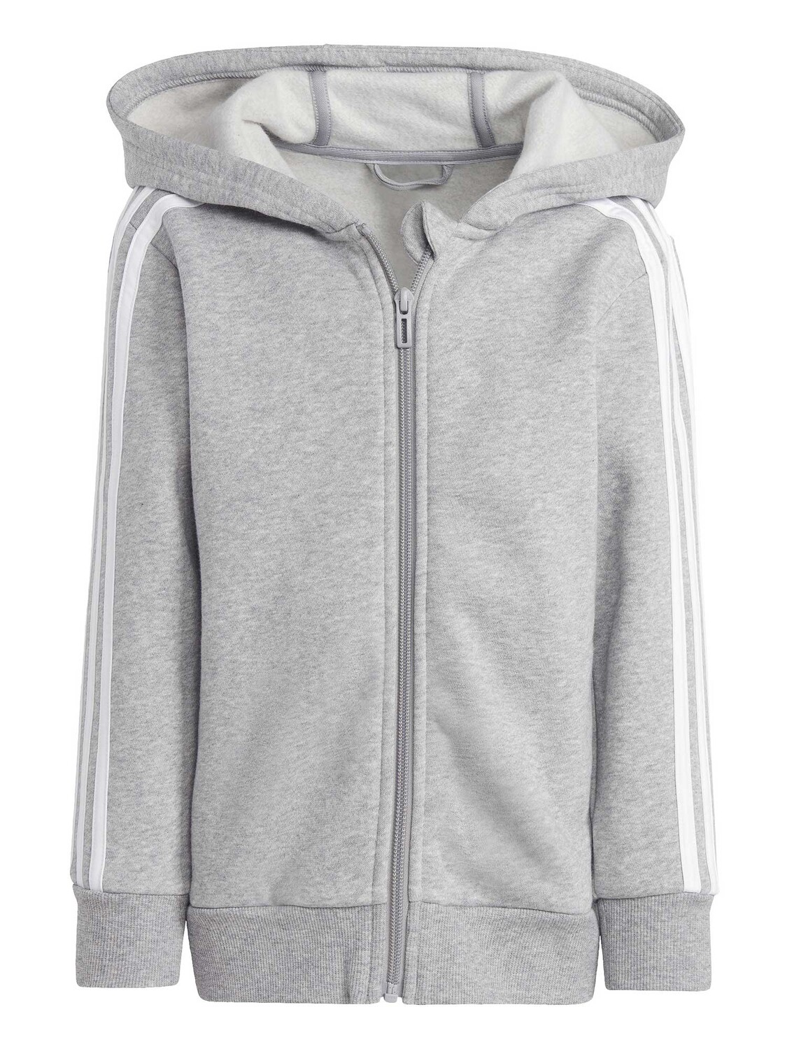 

Толстовка Adidas Sportswear Essentials 3-Stripes Zip Hooded Jacket, серый