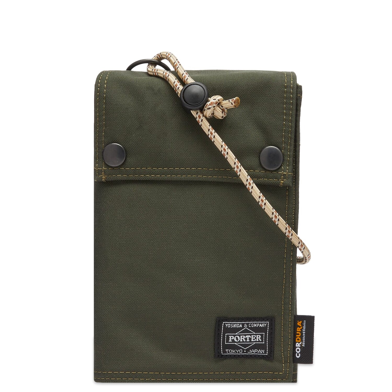 

Сумка Comme Des Garçons Homme X Porter Cordura Pouch Bag, хаки