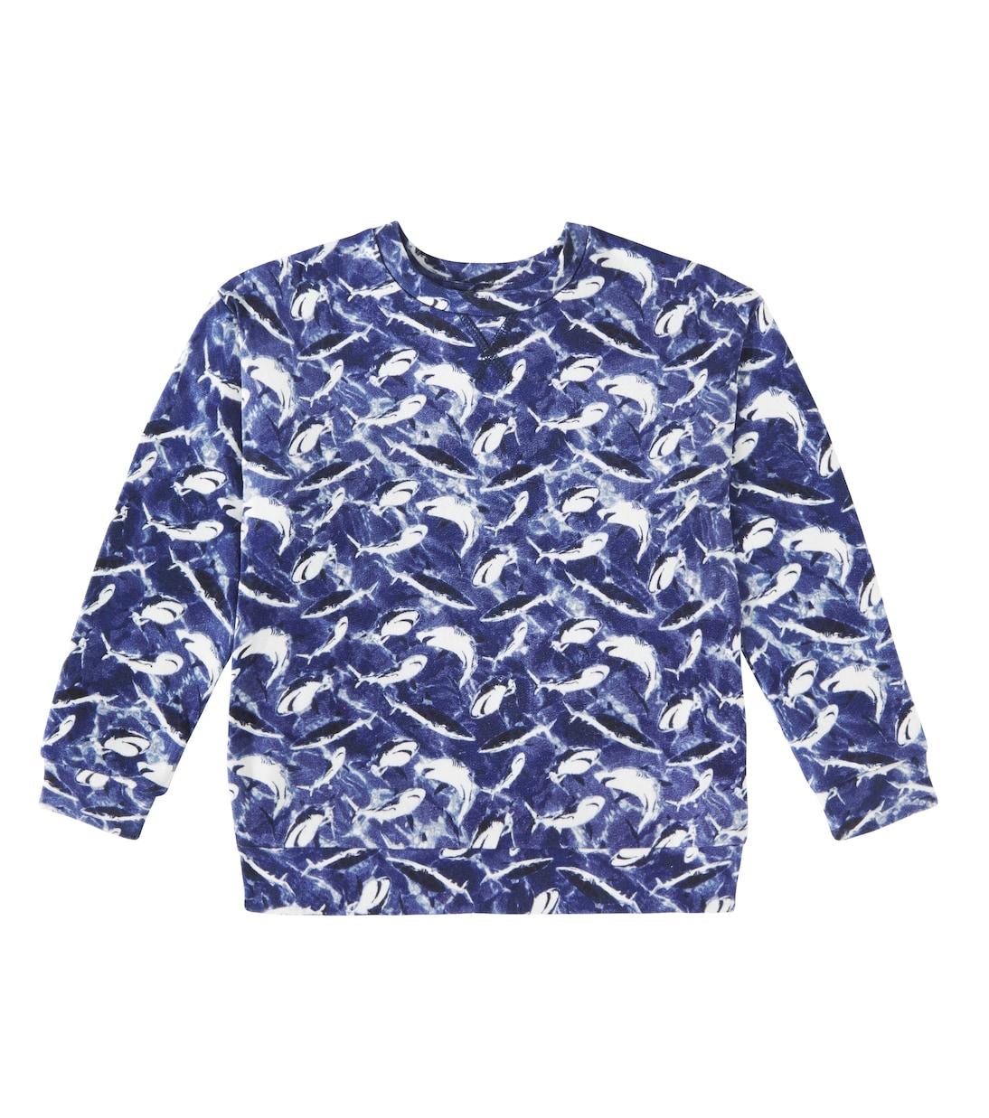 

Хлопковый джерси свитшот с принтом Vilebrequin Kids, Bleu Marine
