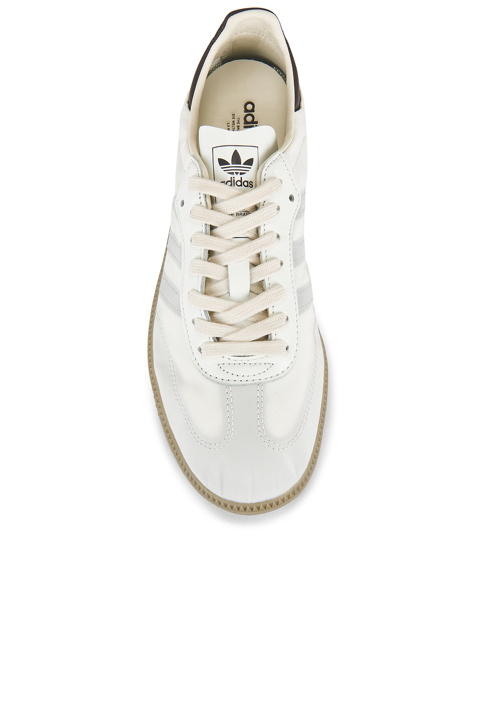 Кроссовки Samba decon от Adidas Originals, core white, charcoal & putty beige — фото 4
