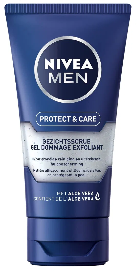 Мужской отшелушивающий скраб для лица «Protect & Care» от Nivea Men Nivea