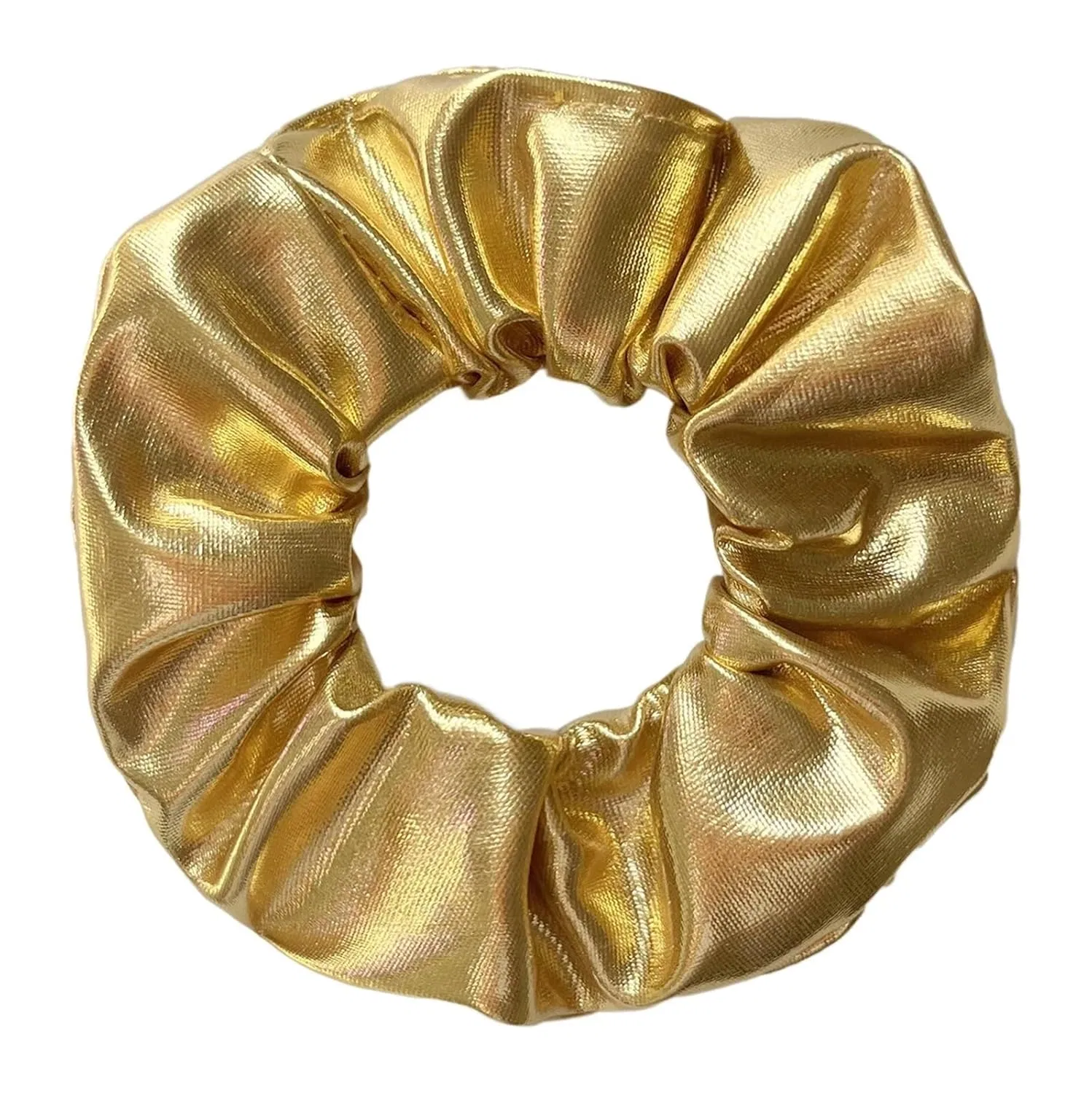 Набор резинок для волос в металлических цветах, 12 шт. Sfoikvg, 12Pcs Gold — фото 3