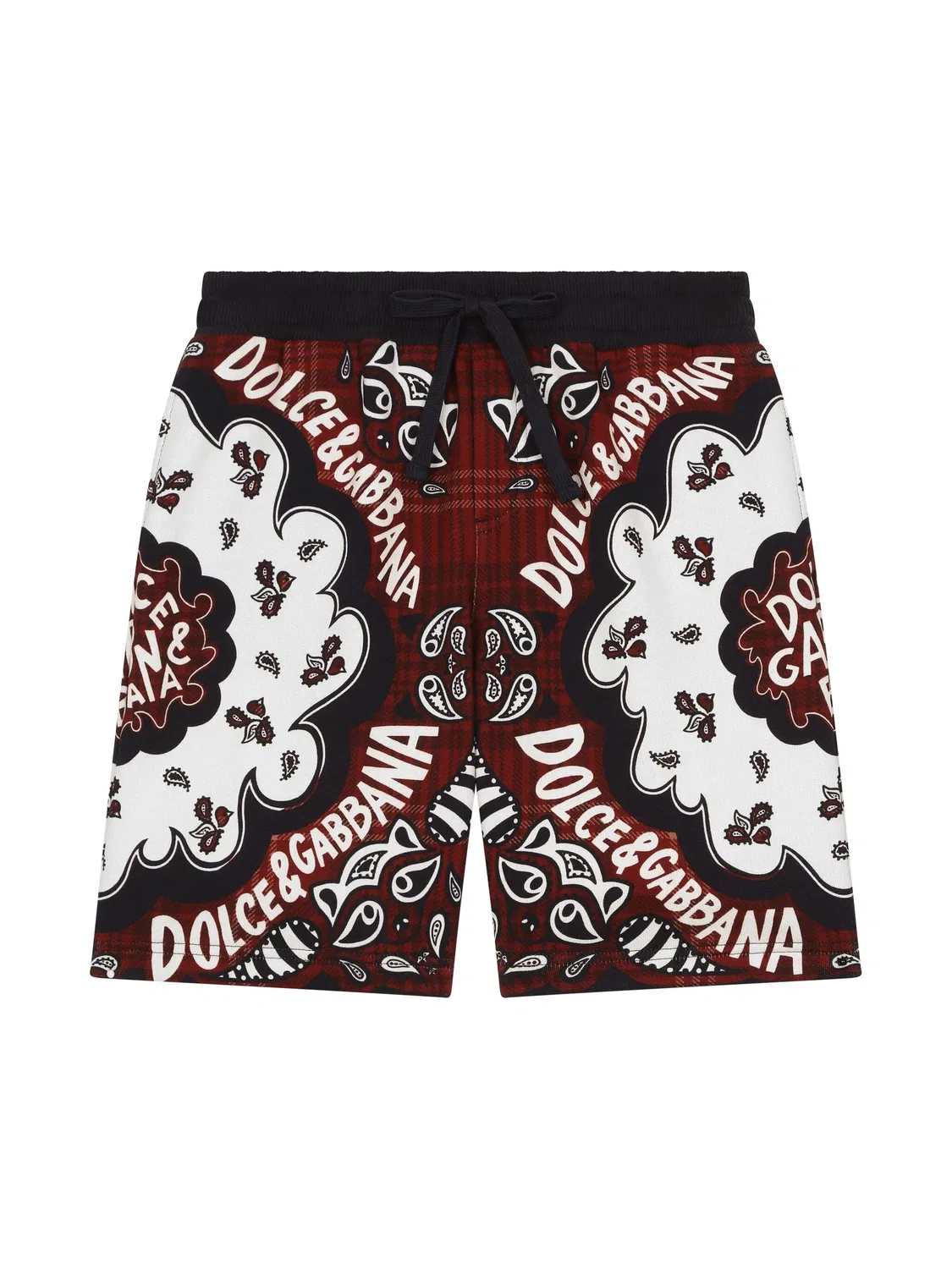 Шорты с бандана-принтом Dolce & Gabbana, красный